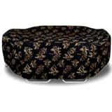 Two Dogs Designs, 110 Oval Rect Table Cover, Banana Leaves by Two Dogs