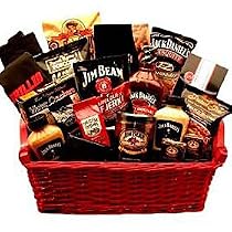 Jim Beam & Jack Daniels Barbecue Sauce Gift Basket