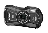 Pentax Optio WG-1 GPS-Digitalkamera (14 Megapixel, 5-fach opt. Zoom, 6,9 cm (2,7 Zoll) Display, bildstabilisiert) schwarz