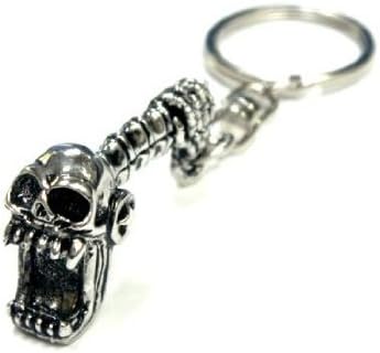 Hitman REBORN! Gokudera Hayato arm fixed type flamethrower weapon dynamite skull motif accessory fan Items Collectibles arm fixed flamethrower Key Chains (japan import)