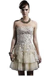 Mermaid Lace Beaded Crystals Crystal Applique Chiffon/Taffeta/Tulle Short Quinceanera Dress 