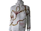 Ed Hardy by Christian Audigier Womens Lover Boy Zip Up Hoodie