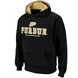 Purdue Boilermakers Black Sentinel Pullover Hoodie Sweatshirt (Large)