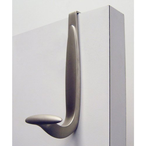 Satin Nickel Galla Over Door Single Hook by Spectrum