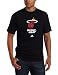 NBA Men's Miami Heat Short Sleeve T- Shirt (Black, Medium)
