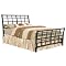 Klein Metal Sleigh Bed - Black (Queen)&nbsp;