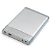 Silver 2.5" External Enclosure For 2.5" Laptop SATA Hard Drive. USB Bus Powered