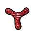 TUFFY - World's Tuffest Soft Dog Toy -Ultimate Boomerang-Squeakers-Multiple Layers.Made Durable, Strong & Tough.Interactive Play(Tug, Toss & Fetch).Machine Washable & Floats (Regular, Red Paw)