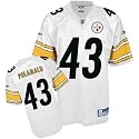 Troy Polamalu Youth Jersey: Reebok White Replica #43 Pittsburgh Steelers Jersey