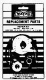 Wayne Home Equipment 56399 Repair Kit