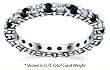 Women's Diamond Eternity Ring Shared Prong Diamond and Black Diamond Gemstone Round Cut ( 0.50 Total Carat Weight | GH-I1 Quality | 14k White Gold ) Finger Size -