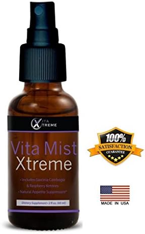 50% OFF SALE ★ Vita Mist Xtreme LIQUID SPRAY ★ CONTROL HUNGER PANGS! 8+ Natural Weight Loss Supplements in One for Men & Women with Garcinia Cambogia * Raspberry Ketones * Green Coffee Bean Extract - Easy Powerful Maximum Strength Weight Loss & Weight Management Formula - Revolutionary Vitamin & Herbal Supplement. Tastes Great, Natural Appetite Suppressant and Fat Burning Metabolism Booster. (2 fl. oz. / 30 day supply) TAKE CHARGE OF YOUR WEIGHT LOSS! TAKE CHARGE OF YOUR LIFE!