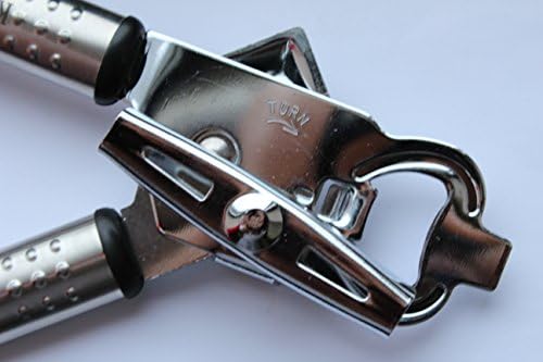 Kitchen Assist Stainless Steel Can Opener - An Amazingly Durable Smooth Edge Manual 3 in 1 Heavy Duty Ergonomic Designed Nice Grip Space Saving Tin Beer Bottle Cap and Tab Opener