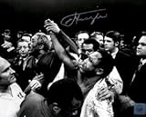 Joe Frazier Signed 30X40 Photo (Ali/Frazier I: Fight Of The Century Victory Crowd)