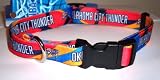 Oklahoma City Thunder Adjustable Dog Pet Collar Size Medium 14"-18"
