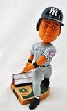 New York Yankees world series MVP Official MLB #55 Hideki Matsui action grey jersey Bobble Head