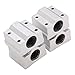 Pack of 4Pcs Linear Motion Ball Bearing CNC Slide Bushing SCS10UU