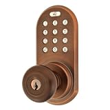 Buy 3-in-1 Keyless Entry Doorknob With RF Remote Control & Touchpad Lockset, Oil... by Morning Industries
