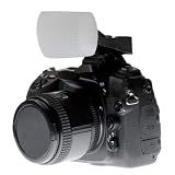 Aufsteck-Diffusor f�r den INTERNEN KAMERABLITZ - f�r Kameras mit Blitzschuh und Aufklappblitz (z.B. Canon EOS 450d 400d 40d 30d, Nikon D300 D200 D80 D60 D40x) - 