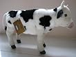 Cow Plush from HANSA, 16 Inches (Stuffed Holstein Cow, Black and White)