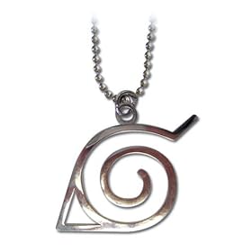 Naruto Leaf Village Konoha Symbole Collier