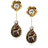 Betsey Johnson Lovely Leopard Small Drop with 