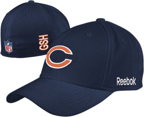 Chicago Bears Navy- Sideline Flex-Fit Slouch Hat
