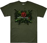 Gears of War 3: Lancer Guns Military Green T Shirt