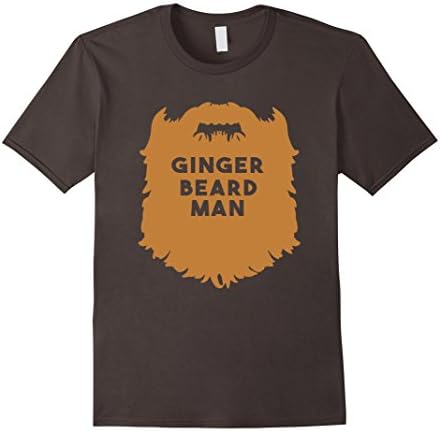 Men's Beard Man Shirt - Ginger Beard Man 3XL Asphalt
