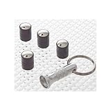 Produkt-Bild: RICHBROOK Spinning Anti-Theft Radventil Staubkappen - Schwarz