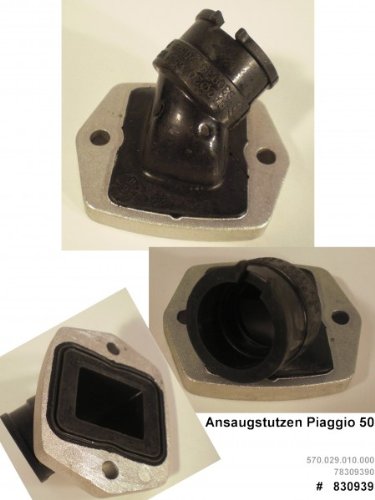 Ansaugstutzen Standard für Roller Piaggio Vespa LX 50