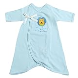 BREEZE(ブリーズ) アニマル・フルーツ メッシュコンビ肌着　サックス　60cm