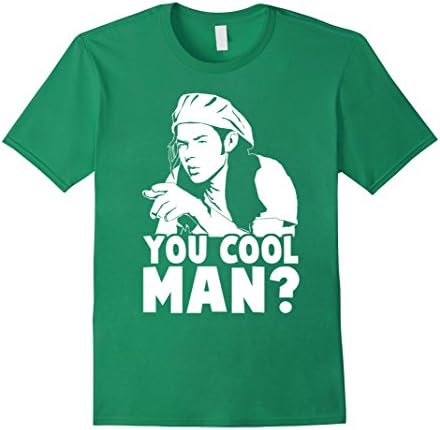 Men's Confused And Dazed - Funny Quotes Shirt - You Cool Man ? 2XL Kelly Green