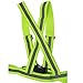 Shimie High Quality Reflective Vest — Easily Adjustable, Lightweight, Elastic Reflective Belt Vest/Reflective Running Vest/Cycling Vest/Safety Vest gives a Versatile Comfortable Fit Over Sports Gear or Outdoor Clothing (Green, Free Size)
