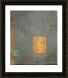 Number 19 By Frank Jensen Framed with Black Wood Frame 24 x 28 inches