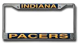 Indiana Pacers Laser Chrome Frame
