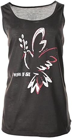 Taffy Activewear Women's Essential Tank Top, Black, 1X