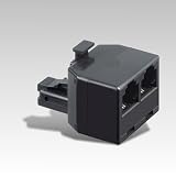 T- Adapter RJ12/6P6C 1xStecker -2x Buchse