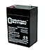 Mighty Max Battery 6V 4.5AH Battery Replaces PS-640 GP645 LC-RB064P NP4.5-6 NP4-6 NP5-6 PE6-4 brand product