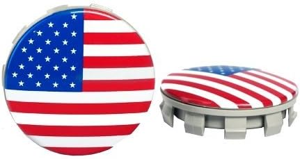 StatiCap Jeep Center Wheel Cap Hub With Usa Flag Logo