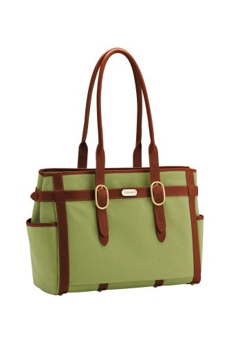 Coakley Everyday Tote - Tweed - Bamboo Green