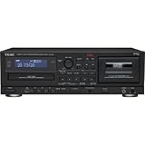 TEAC AD-800 CD Player and Cassette with USB Codec (Black)