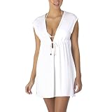 Merona Dolman-Sleeve Coverup Dress - White