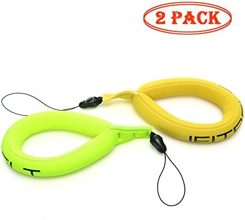 IFITBELT® Waterproof Camera Float [2 pack]- Floating Camera Wrist Strap For Underwater GoPro/Canon/ Fujifilm FinePix/ Olympus Tough/ Sony - Float the Case Around Your Wrist &amp; Save Device From Sinking
