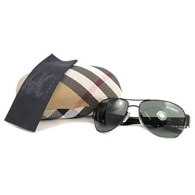 AUTHENTIC BURBERRY SUNGLASSES 3027 BLACK 1001 87