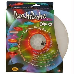 NiteIze FlashFlight Disco LED Frisbee Flying Disc w Fibre optics