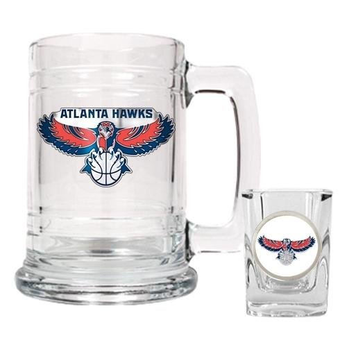NBA Atlanta Hawks Boilermaker Set - Primary Logo
