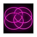 50 22" Pink Glow Necklaces, High Intensity Formula