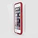Rhino Shield Crash Guard Slim Impact Bumper Bundle for iPhone 6 Plus/6s Plus - Red (includes: Bumper, Front Screen Protector, Rear Scratch Protector Shield)