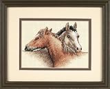 Eigenschaften Dimensions / Stickpackung Kreuzstich Pferde Horse Pals 13 x 18 cm ohne Rahmen